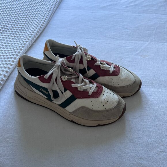 Gola Saturn Quadrant Leather Sneaker - Picture 2 of 7